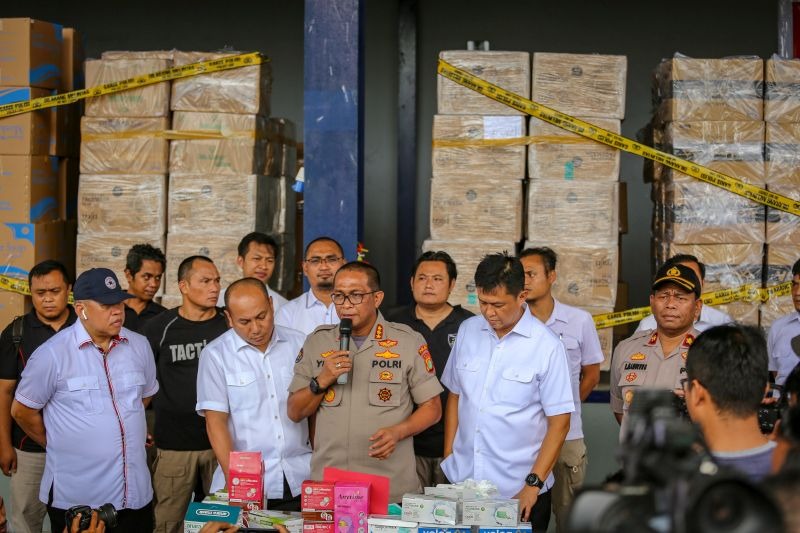 Puluhan Pelaku penimbun Masker Diamankan