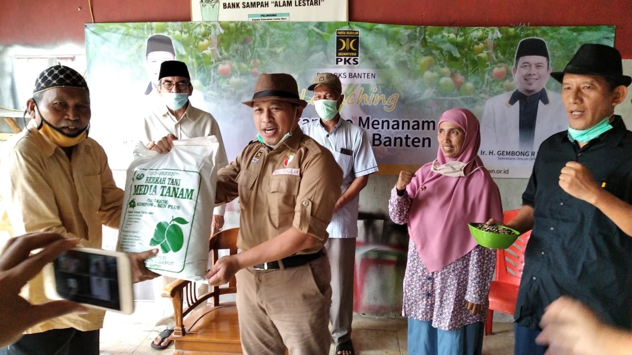 PKS Banten Dorong Masyarakat Wujudkan Ketahanan Pangan