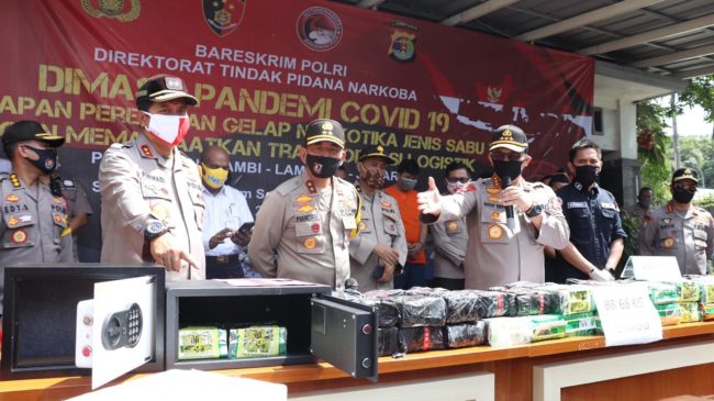 Jelang Lebaran, Mabes Polri Sita 71 Kilogram Sabu