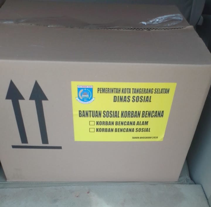 Sembuh dari Covid-19, Warga Tangsel Terima Bansos