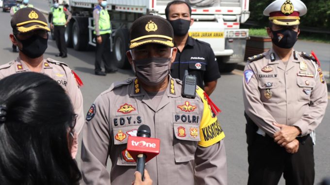 Antisipasi Arus Balik, Polda Banten Gelar Check Point di Pelabuhan Merak