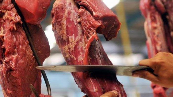 Daging Sapi Dioplos Babi Beredar di pasar di Kota Tangerang
