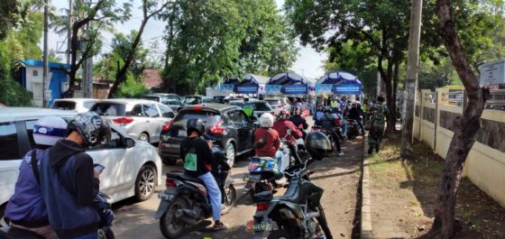 Drive Thru Rapid Test di Serang Diikuti Ribuan Warga, Satu Orang Reaktif