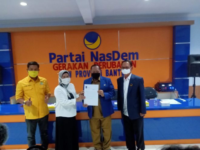 Pilkada Serang, Nasdem Berikan Surat Rekomendasi Kepada Petahana