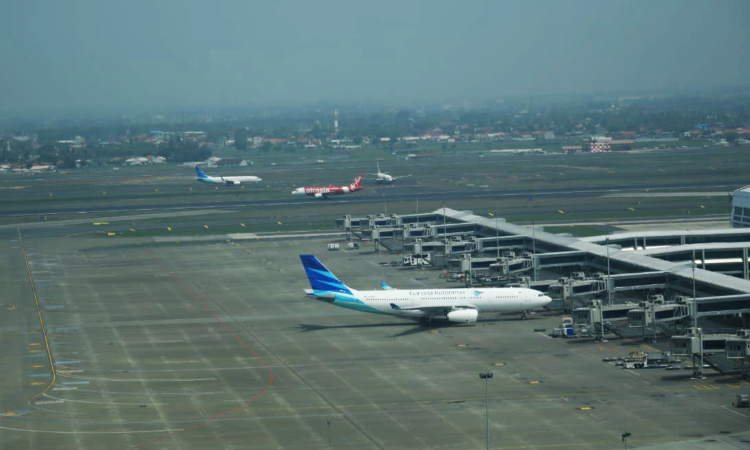 Terminal 1 dan 2F Bandara Soekarno-Hatta Sementar Tak Beroperasi