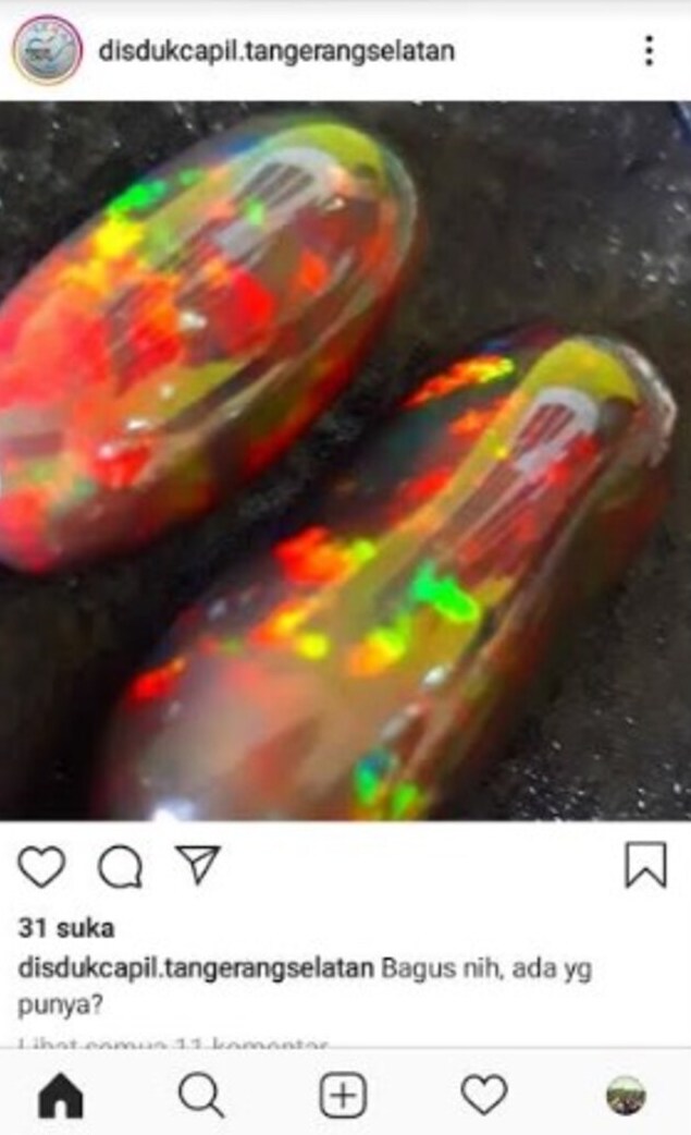 Akun Disdukcapil Tangsel
