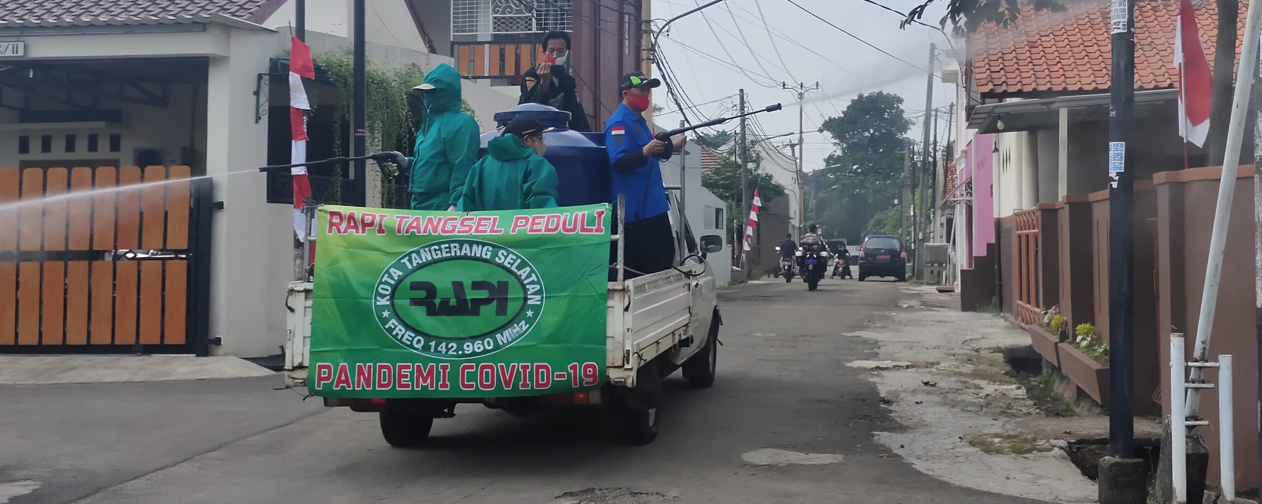 Rapi Tangsel Semprot Disinfektan
