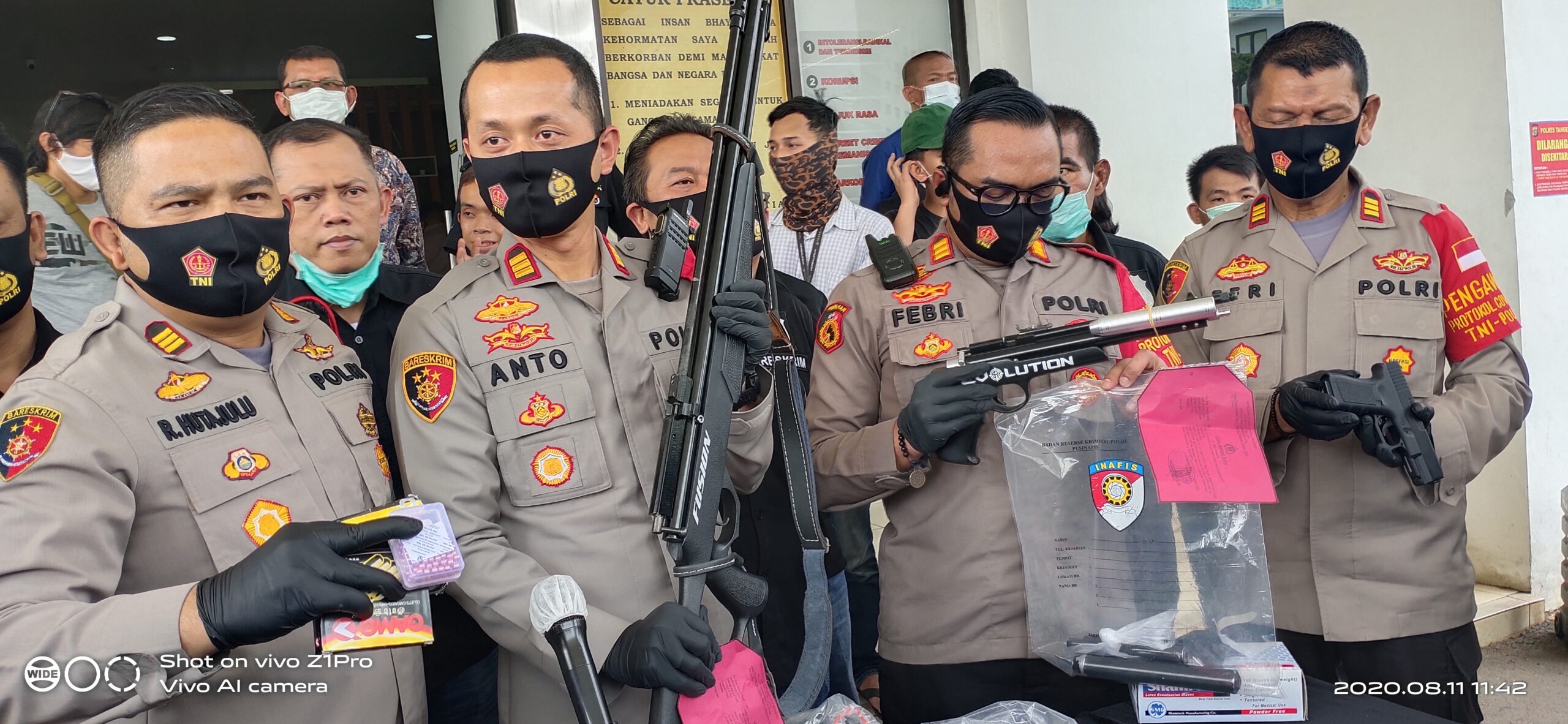 Rilis Polres Penembakan Tangsel