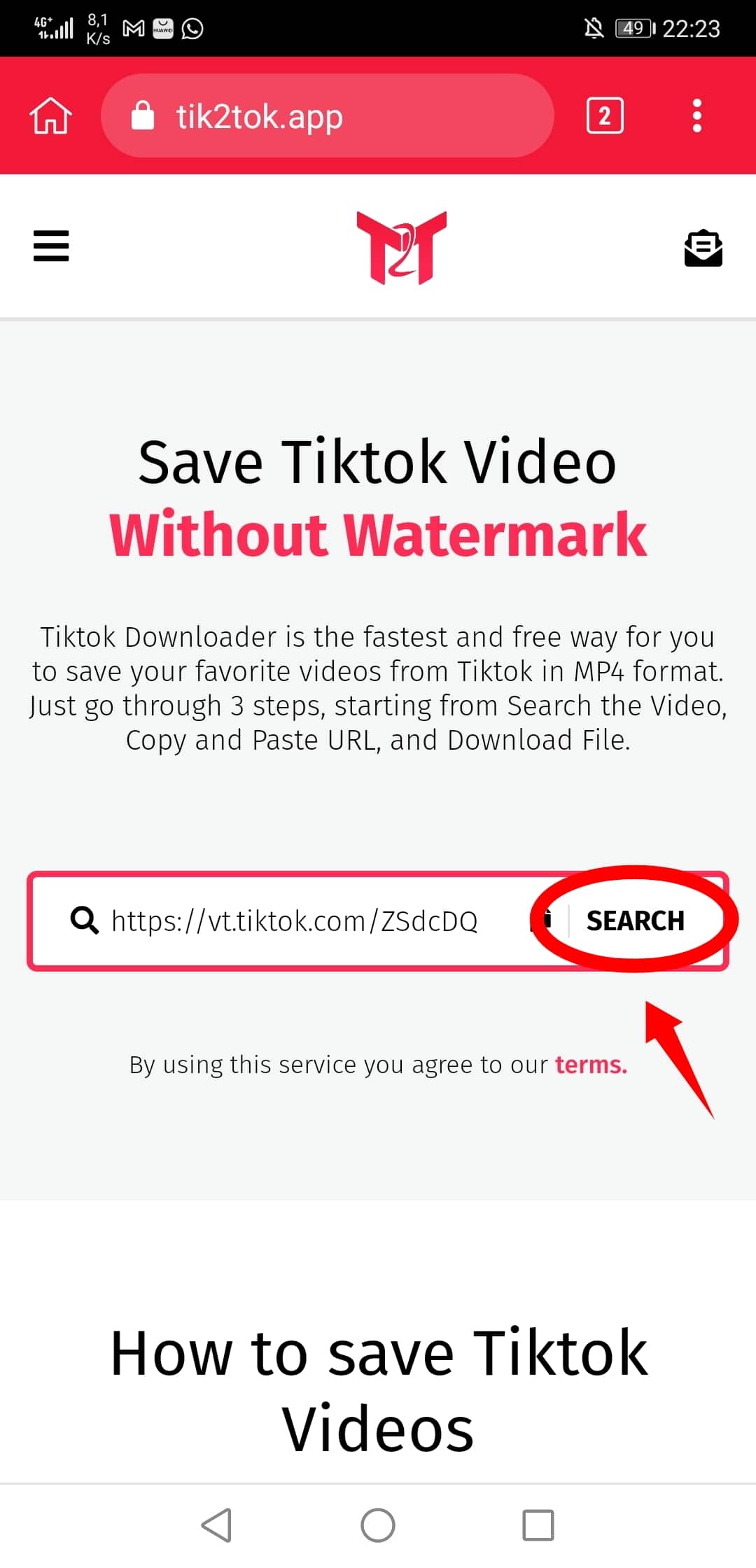 Download Video Tiktok tanpa WM